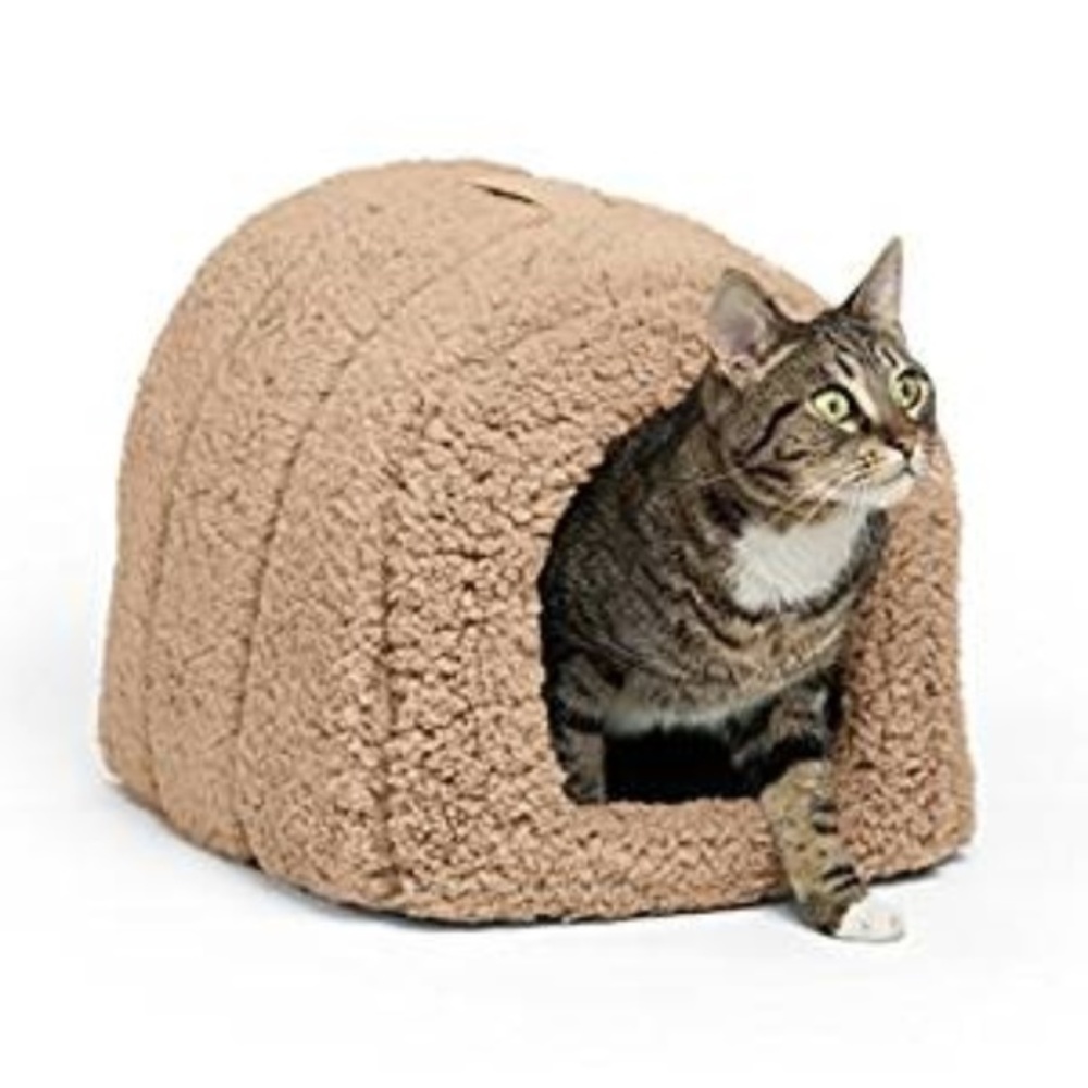 2 pieces Best Friends by Sheri Pet Igloo in Sherpa